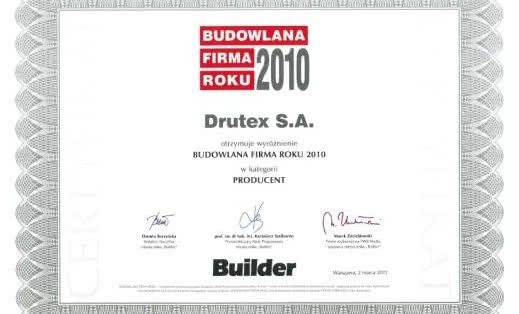Wyróżnienie dla Drutex S.A.